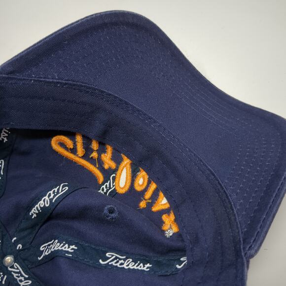 Titleist Spell Out Slideback Hat Blue One Size Adjustable New Era - Picture 8 of 10